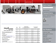 Tablet Screenshot of classacustoms.com